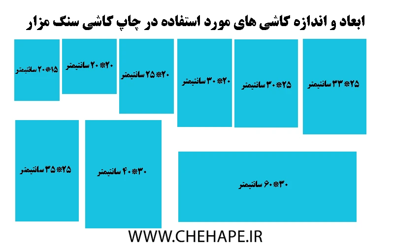 اندازه چاپ کاشی سنگ مزار اندازه چاپ کاشی سنگ مزار